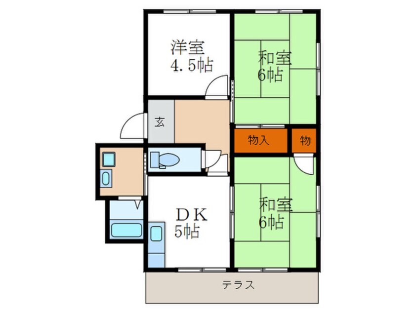 間取図 ガーデンハウス南禅寺Ｂ棟