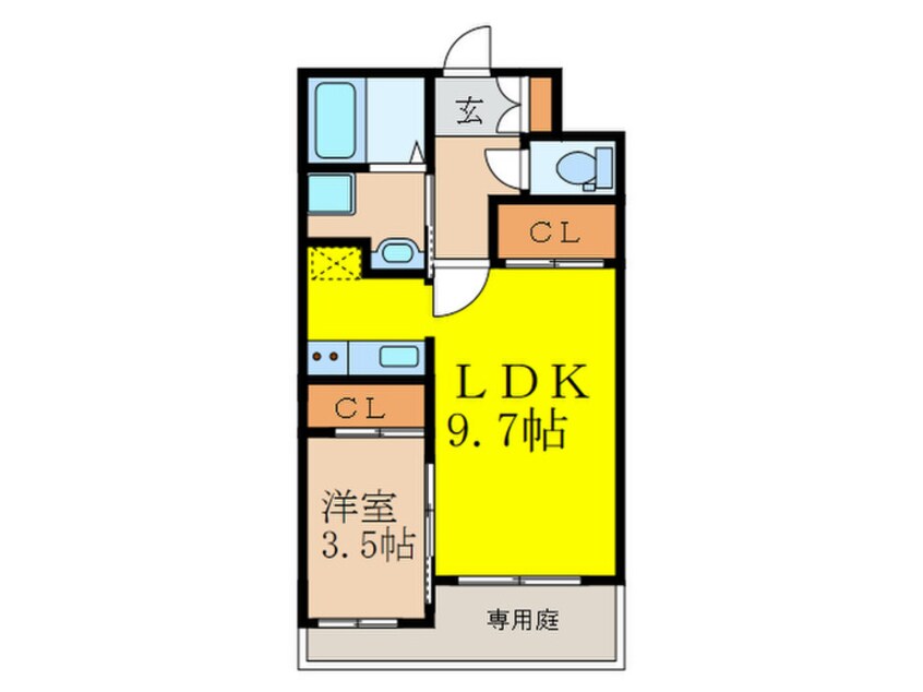 間取図 Prosper ALBION