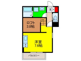 間取図 キャルムコート交野2番館