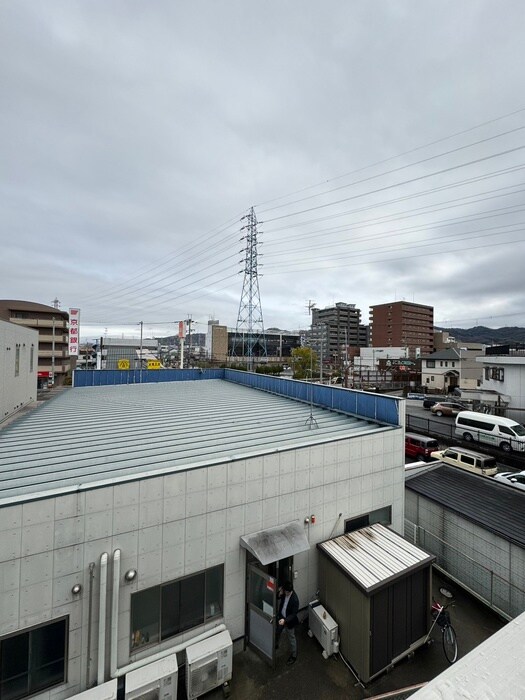 室内からの展望 キャルムコート交野2番館