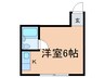 永代町ハイツ 1Rの間取り
