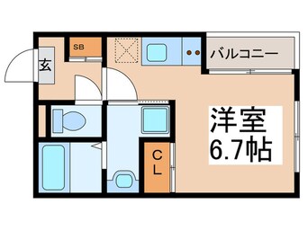 間取図 ハーモニーテラス北加賀屋