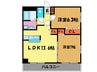 トゥ－・ル・モンド京都五条 2LDKの間取り