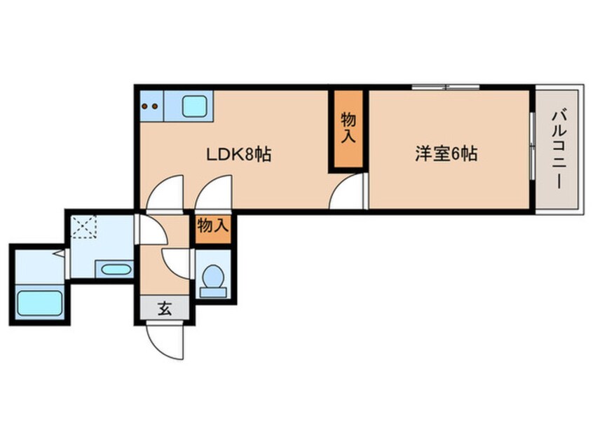 間取図 アトレーユ深江