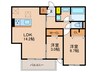 クラシスト塚本 2LDKの間取り
