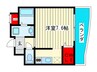 ウィスタリア京橋 1Rの間取り