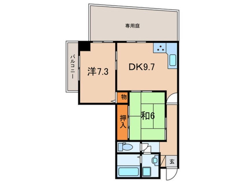 間取図 アミティ松本