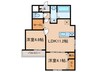 KRM　RESIDENCE　TSUKAGUCHI 2LDKの間取り