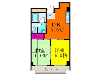 間取図 摂津第７マンション