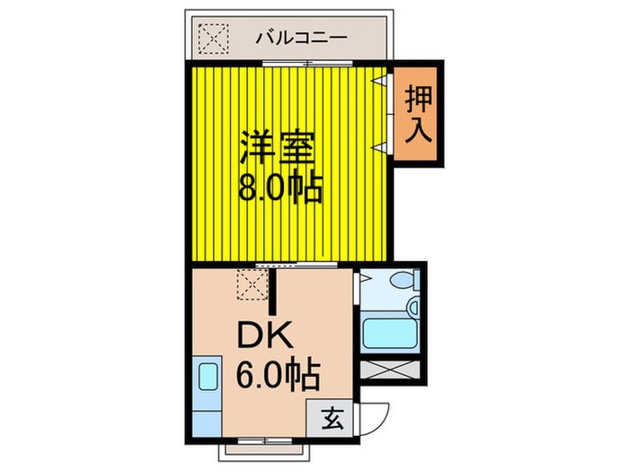 間取り図 河庄マンション