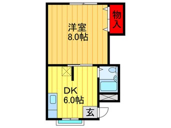 間取図 河庄マンション