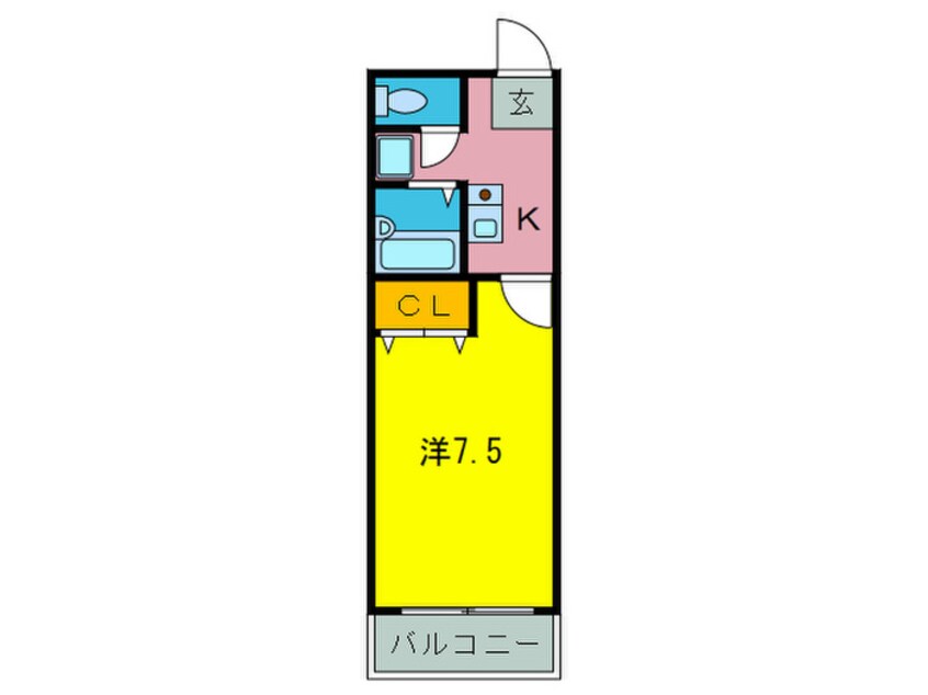 間取図 プレジ－ル・エクセレント