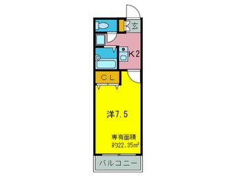 間取図 プレジ－ル・エクセレント