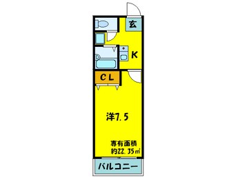 間取図 プレジ－ル・エクセレント