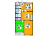 大和屋マンション 3DKの間取り