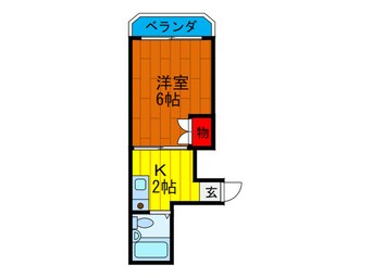 間取図 シャルマン池田３３