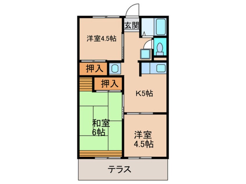 間取図 シティハイムコスモス