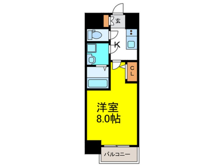 間取図 アルグラッド福島SOUTH