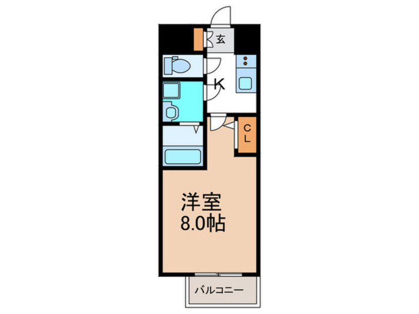 間取図 アルグラッド福島SOUTH