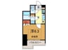 トア山手フラッツ 1Kの間取り