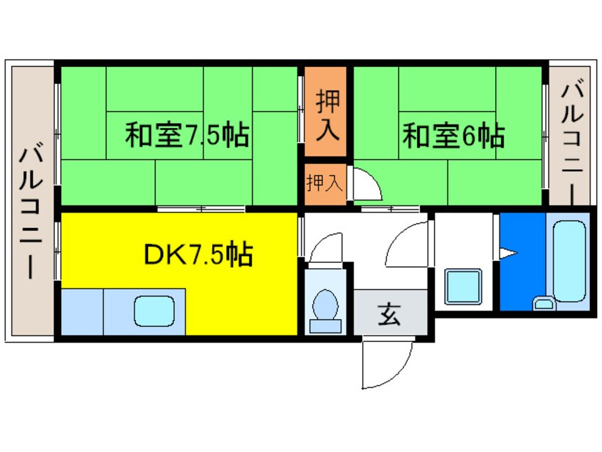 間取図 第２宮崎ビル