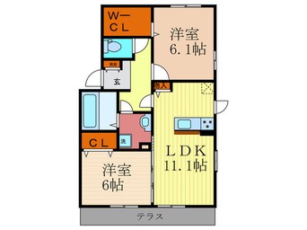 間取図 レガート清水