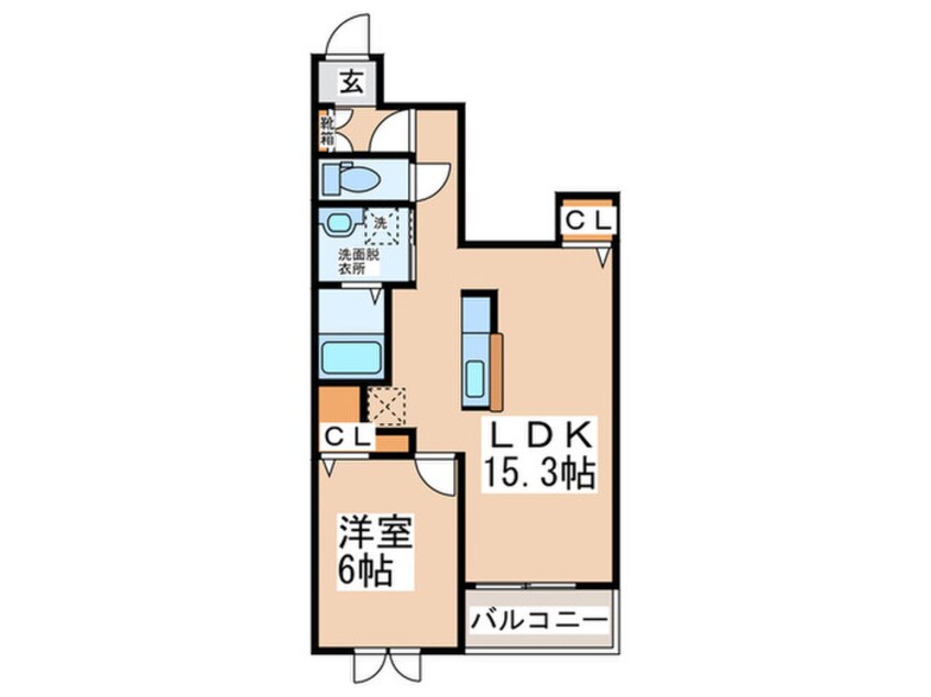 間取図 フルールラズリン