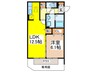 アルカ－ディア 1LDKの間取り