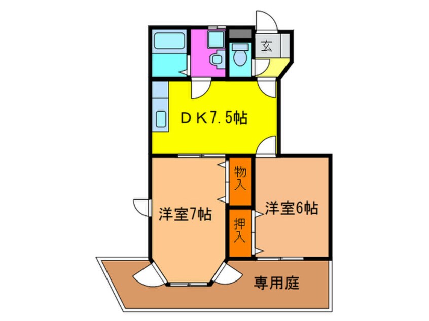 間取図 サンリットヒルＤ棟