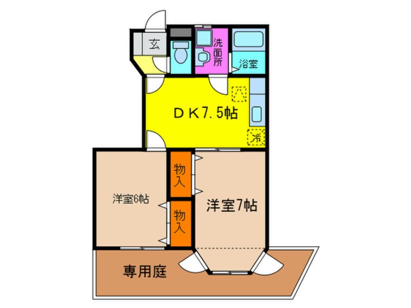 間取図 サンリットヒルＤ棟