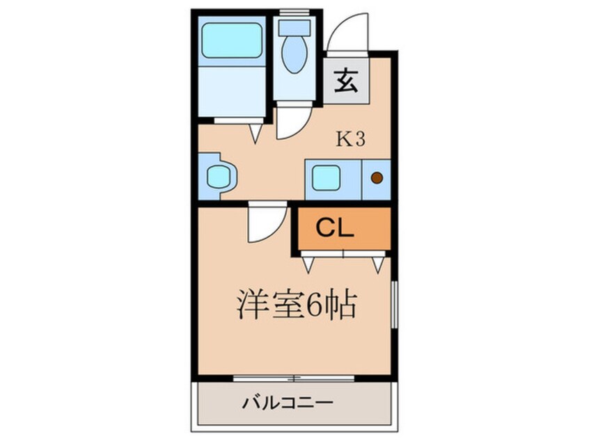 間取図 広野町マンション