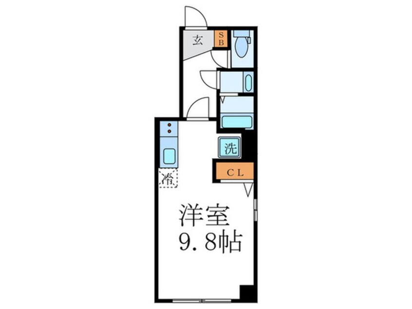 間取図 attrice東堀川