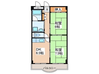 間取図 ダイヤモンドハイツ