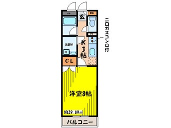 間取図 エクセルヴィラ