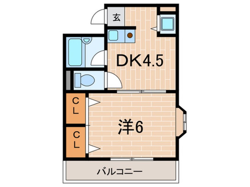 間取図 パレス大道町