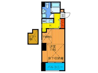 間取図 ドルチェヴィ－タ新北野