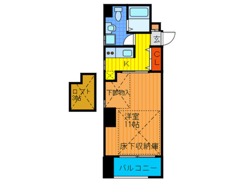 間取図 ドルチェヴィ－タ新北野