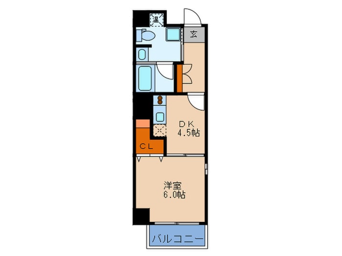 間取り図 ラ・フォ－レ天満橋