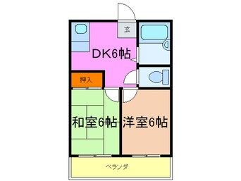 間取図 シティ－ハイツ二宮