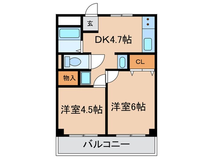 間取り図 シティ－ハイツ二宮