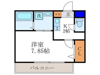間取図 アメリ御所西