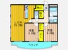 ベルメゾン７番館 2LDKの間取り