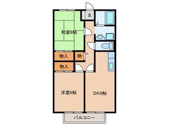 間取図 プランド－ルＭＩＴＡＮＩ　Ａ棟