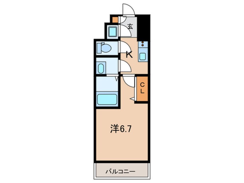 間取図 ブランTAT尼崎七松町Ⅰ