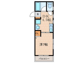 間取図 フォルツァ和田岬