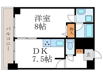 間取図 サンロイヤル五条