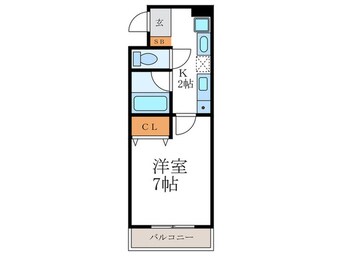間取図 サンロイヤル五条