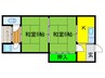 第２中野マンション 2Kの間取り