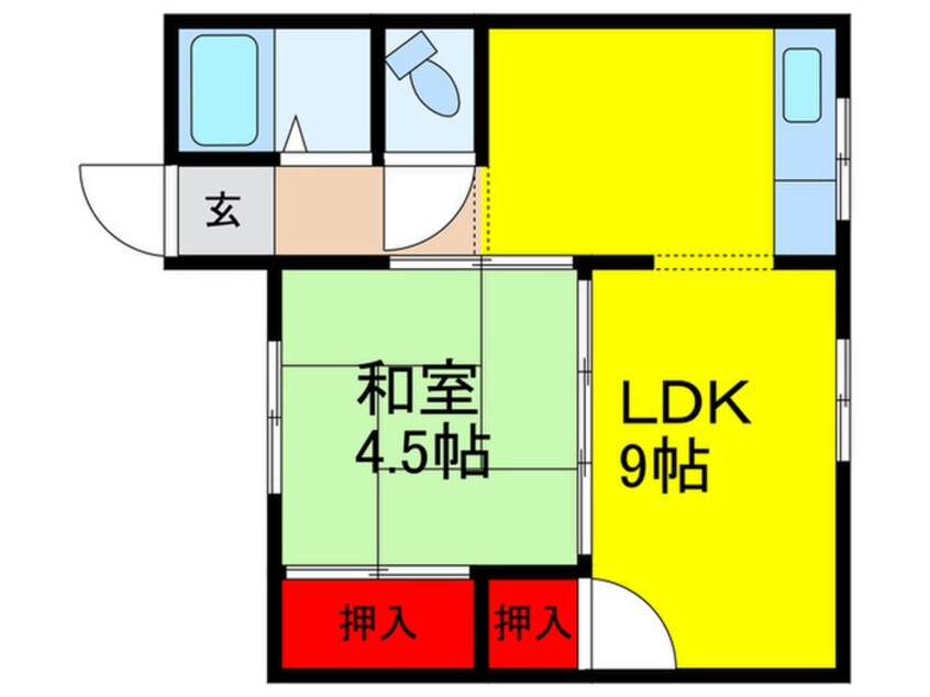 間取図 和美荘1棟