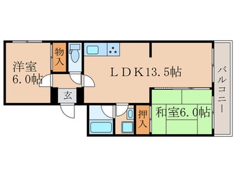 間取図 シャルム醍醐